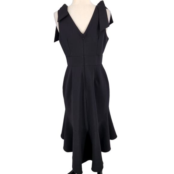 Harlyn Bow Shoulder Cocktail Dress Black Size Small - Picture 7 of 8